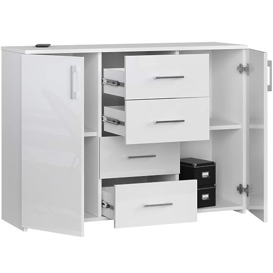 SIDEBOARD K45 PK WHITE GLOSS