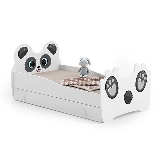 Single Bed Panda 140x70 with Drawer