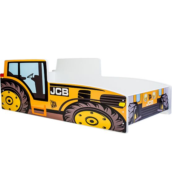 Single Bed Yellow Tractor 140x70 with Mattress