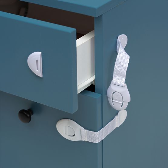 SIPO Child lock for furniture with strap - 10 pcs