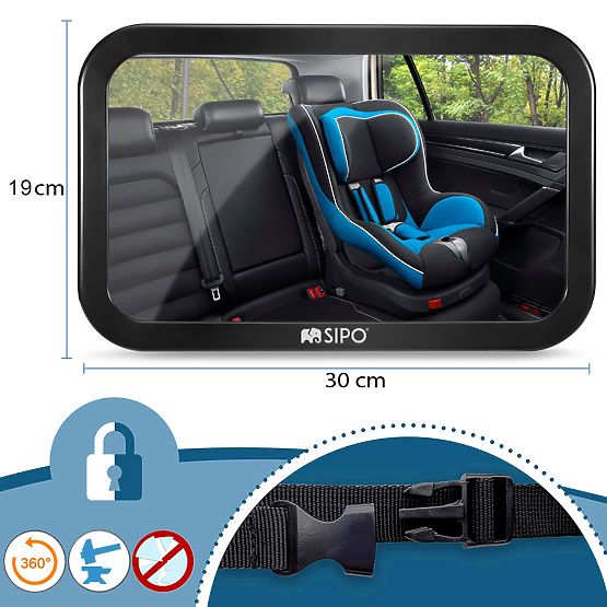 SIPO Mirror for Observing a Child in the Car