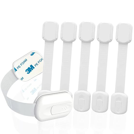 SIPO Multifunctional adjustable lock for cabinets and drawers - 6 pcs