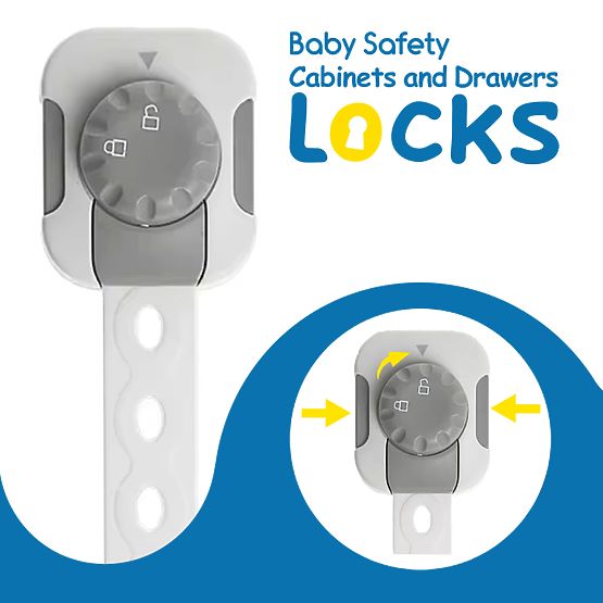 SIPO Multifunctional, smart lock for cabinets and drawers - 6 pcs