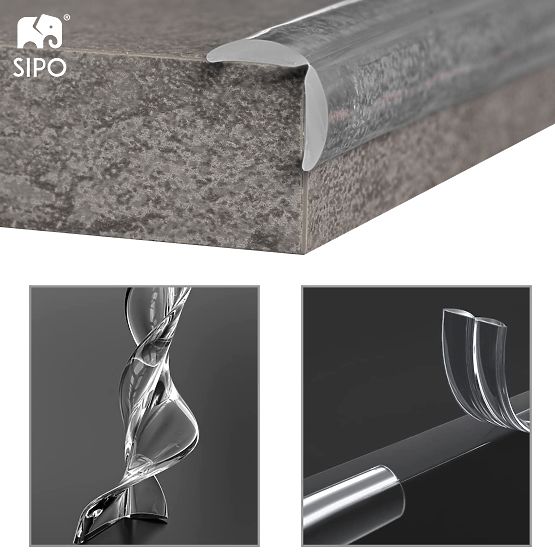 SIPO Protective Edge Tape for Furniture, Transparent - 1pc