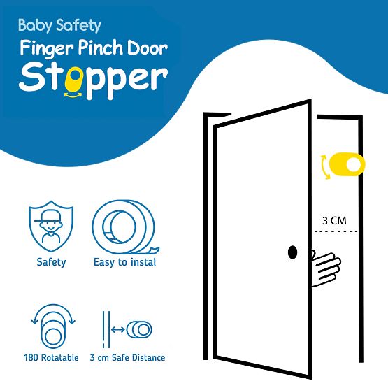 SIPO Rotary door stop - 2 pcs