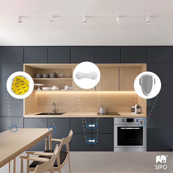 SIPO Set of round corner protectors - 12 pcs