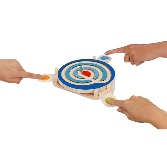 Skill Game Labyrinth with Marbles