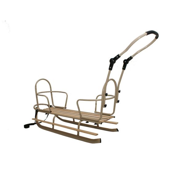 Sled for twins Duo - black seat color