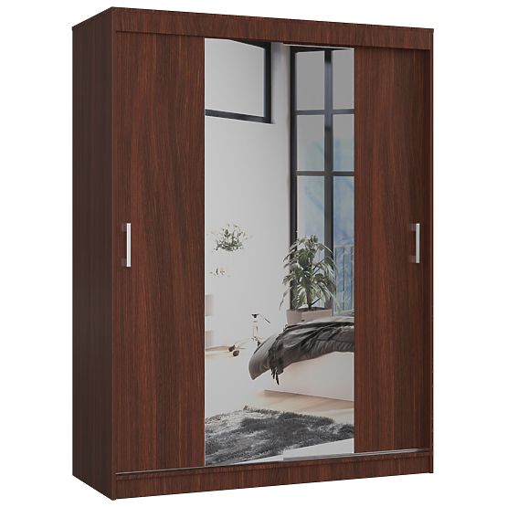 SLIDING WARDROBE 150cm CLP WENGE