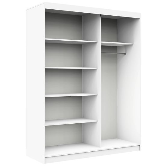 SLIDING WARDROBE 150cm CLP WHITE