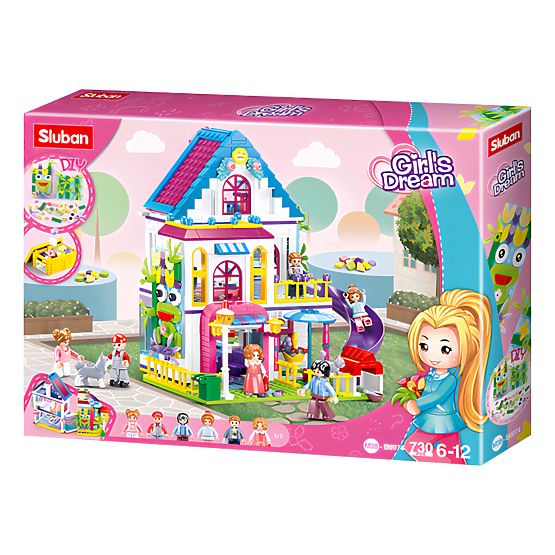 Sluban Girls Dream M38-B0974 Building Set - Fun Villa