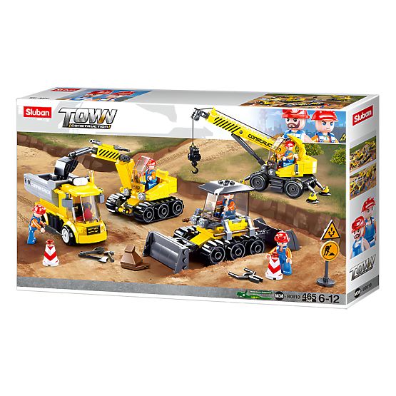 Sluban Town Builders Construction Set M38-B0810 - Construction Site