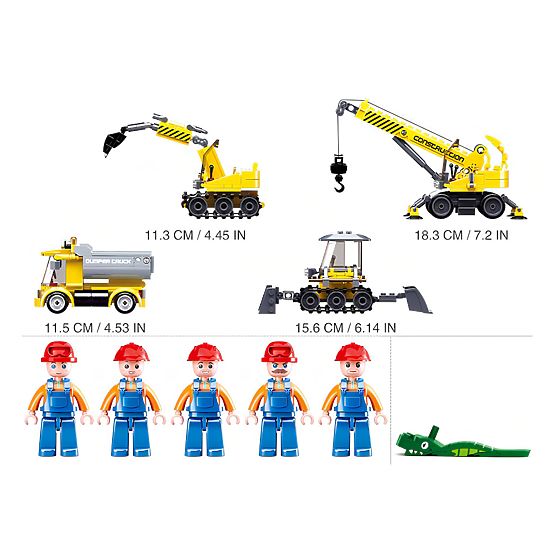 Sluban Town Builders Construction Set M38-B0810 - Construction Site