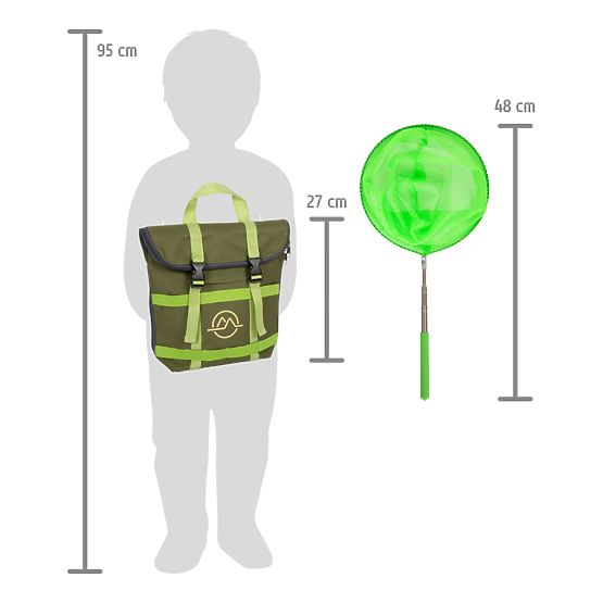 small foot Backpack with Accessories for Explorers Discover