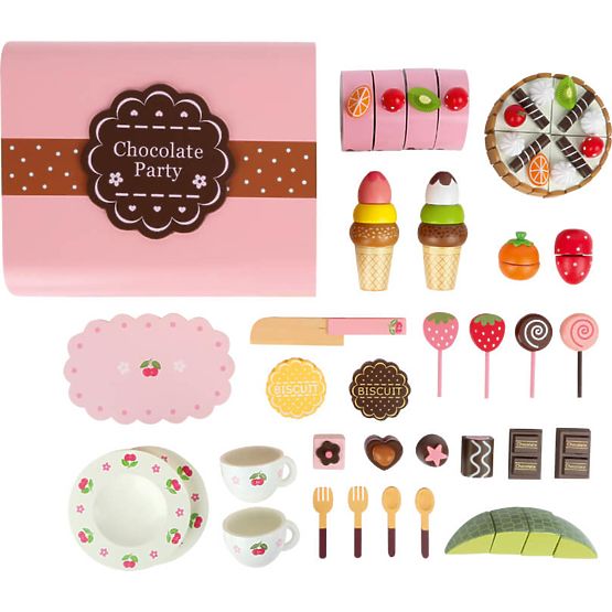 Small Foot Box of wooden sweets