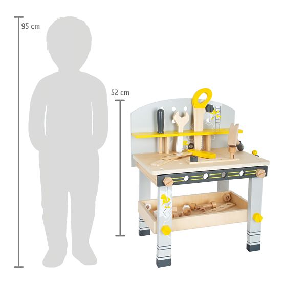 small foot Children's Workbench Compact Miniwob - Damaged Packaging