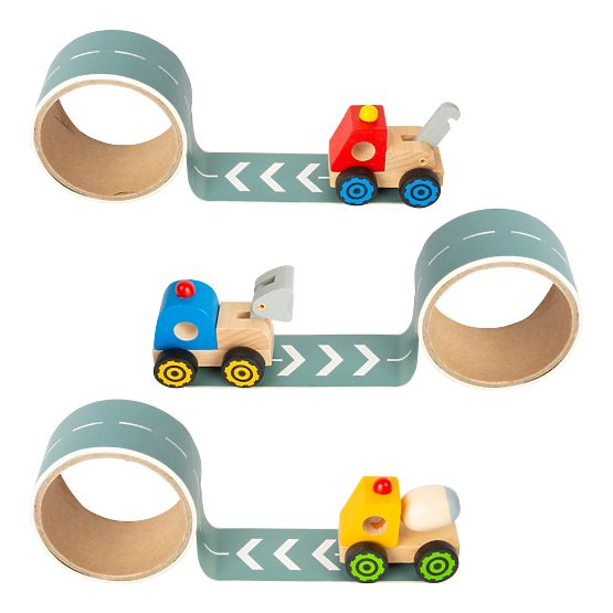 small foot Construction Vehicle with Road 1 pc