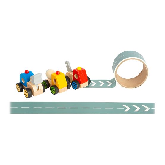 small foot Construction Vehicle with Road 1 pc