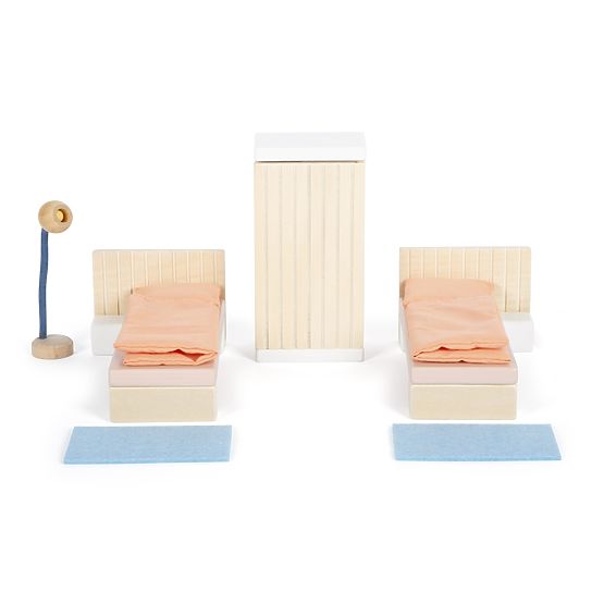 small foot Dollhouse with Furniture, Natural