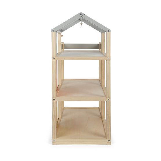 small foot Dollhouse with Furniture, Natural