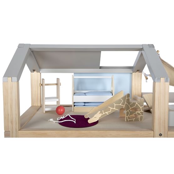 small foot Dollhouse with Furniture, Natural
