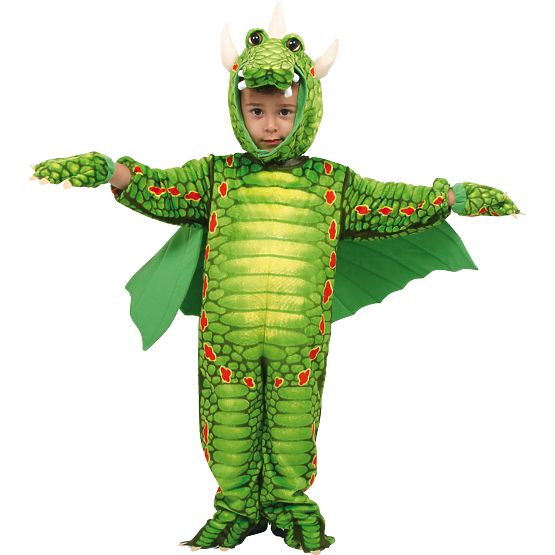 small foot Dragon Costume Green