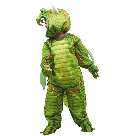 small foot Dragon Costume Green