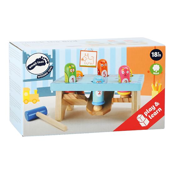Small Foot Hammer the bird wooden game