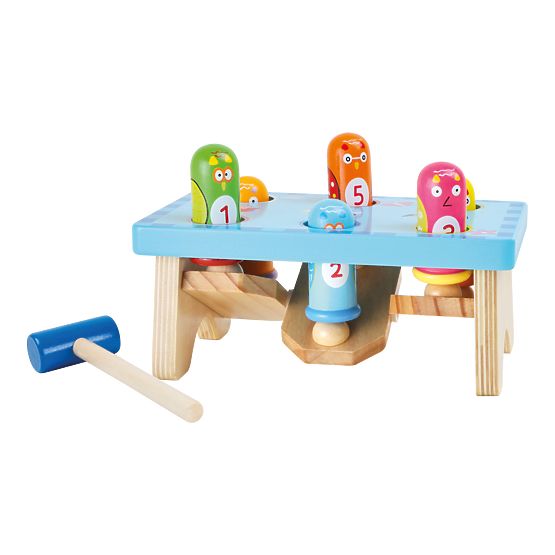 Small Foot Hammer the bird wooden game