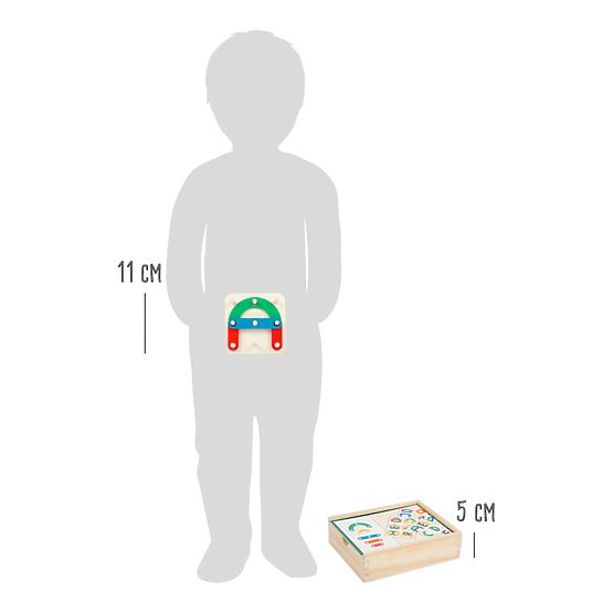 Small Foot Puzzle game Letters and numbers