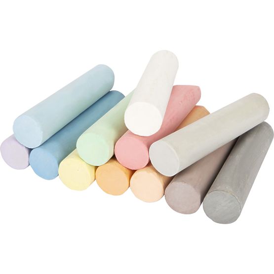 Small Foot Set of large colored chalk 3 packs
