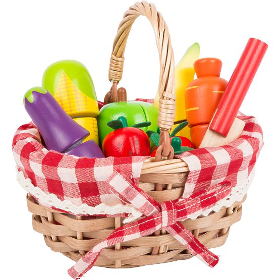small foot Shopping Cart with Vegetables