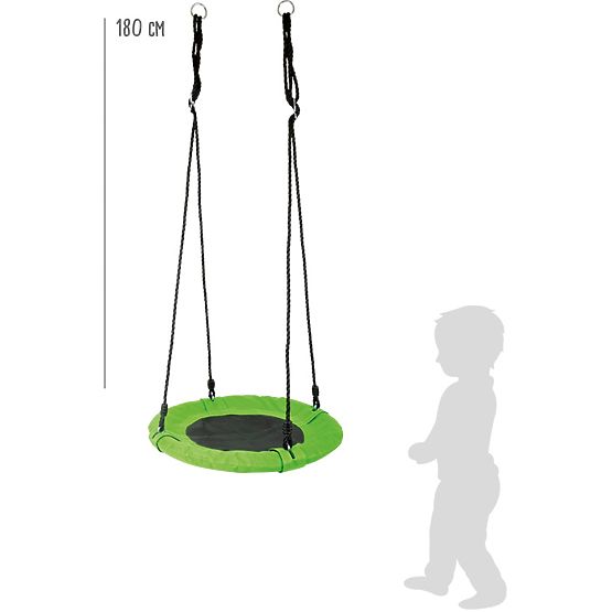 small foot Stork Nest Hammock Green