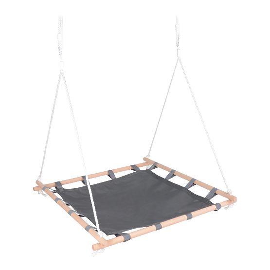 small foot Swing in a Wooden Square Frame