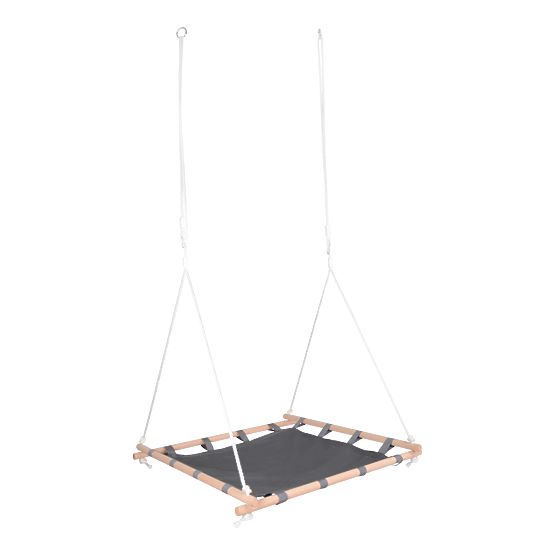 small foot Swing in a Wooden Square Frame