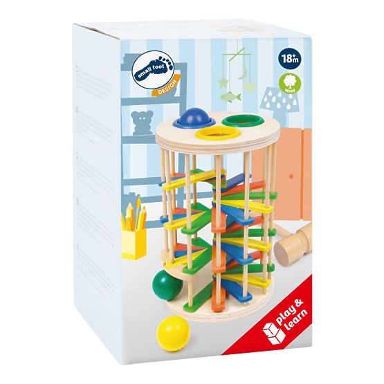 small foot Tower Hammering Game with Large Balls