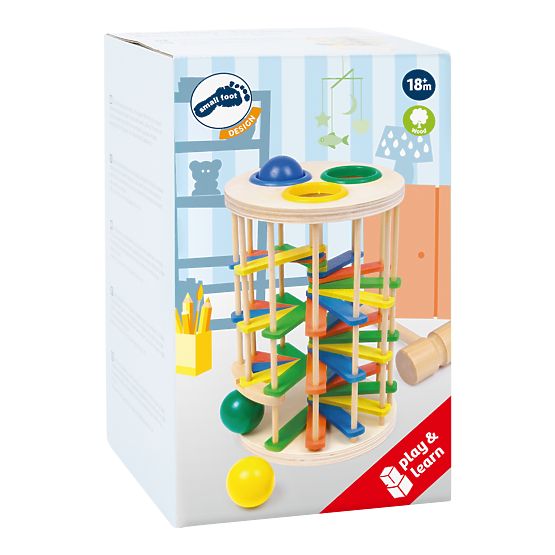 small foot Tower Hammering Game with Large Balls