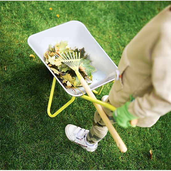 Small Foot Wheelbarrow with garden tools