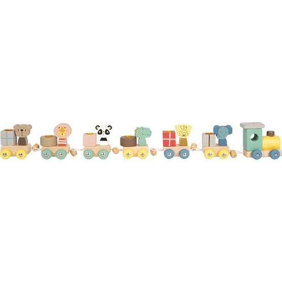 small foot Wooden Birthday Train with Animals