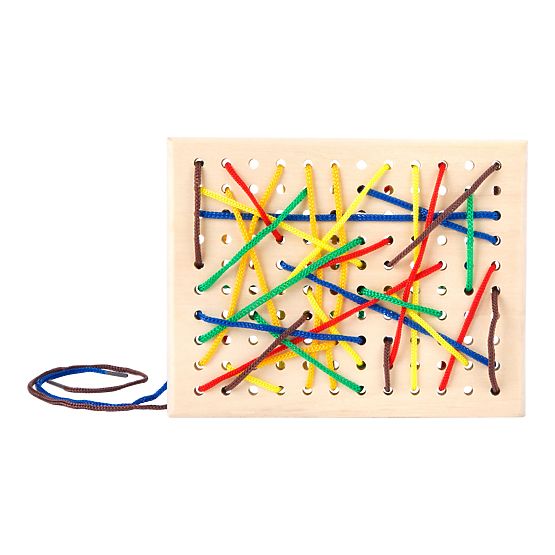 Small Foot Wooden board for threading