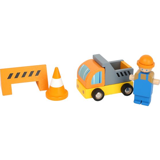 small foot Wooden Crane with Accessories