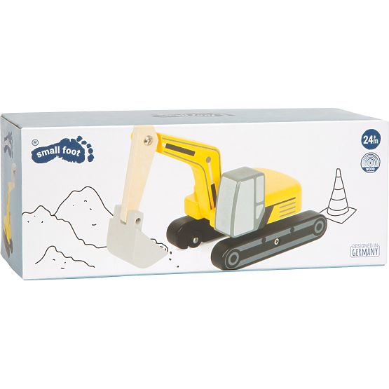 small foot Wooden Crawler Excavator