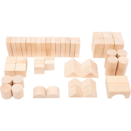 Small Foot Wooden cubes 50 pcs natural