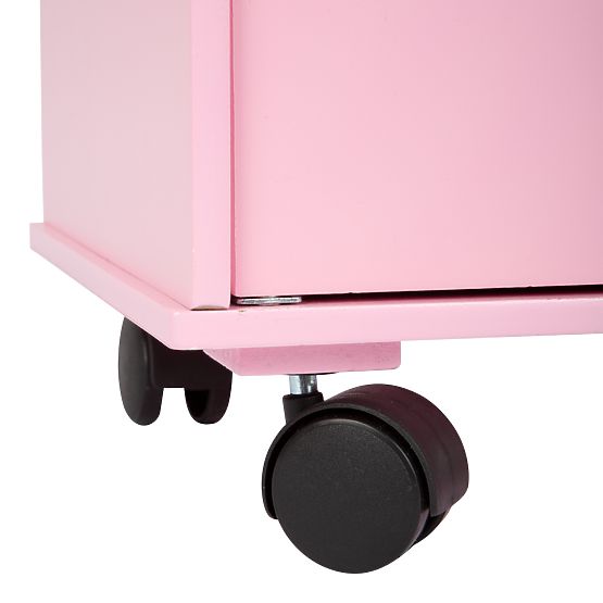 small foot Wooden Doll Wardrobe Pink