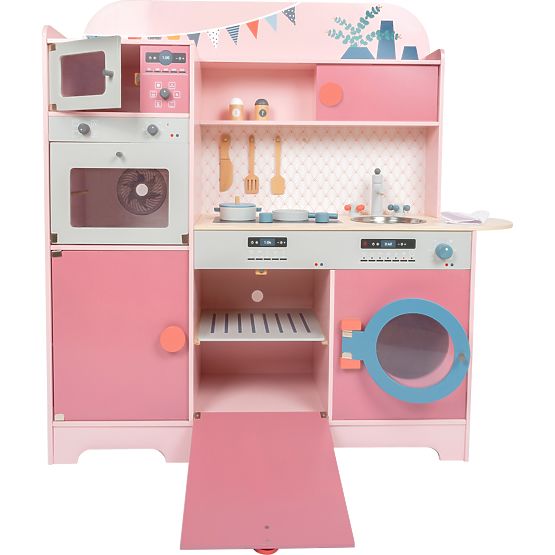 small foot Wooden Kitchen Gourmet Pink