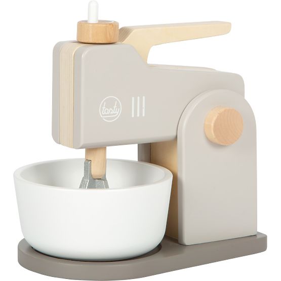 small foot Wooden Kitchen Mixer 2 in 1 Tasty Grey