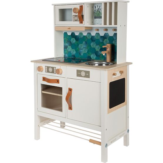 small foot Wooden Kitchen Tasty White