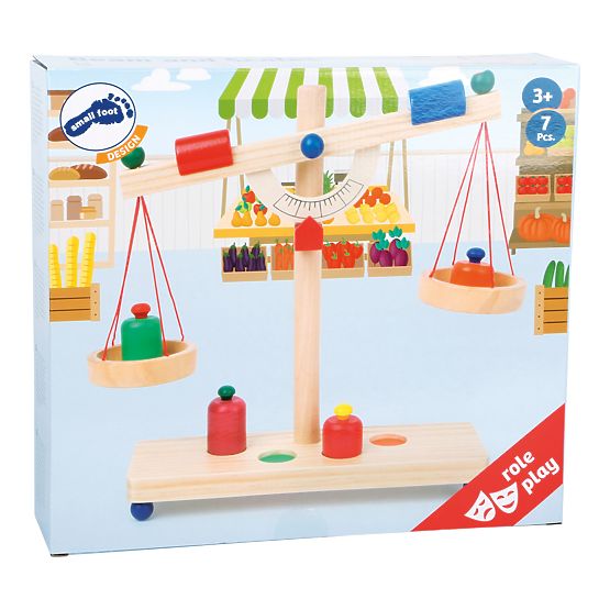 Small Foot Wooden lever scale