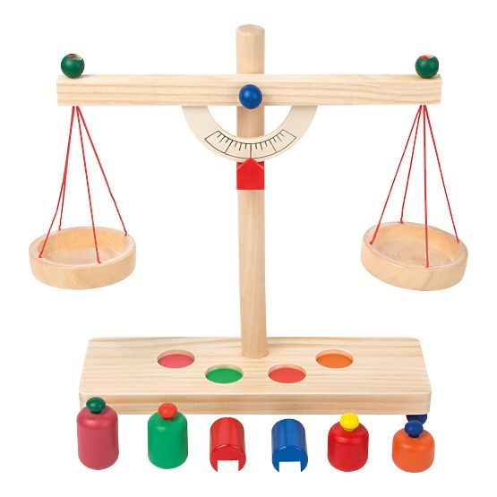 Small Foot Wooden lever scale