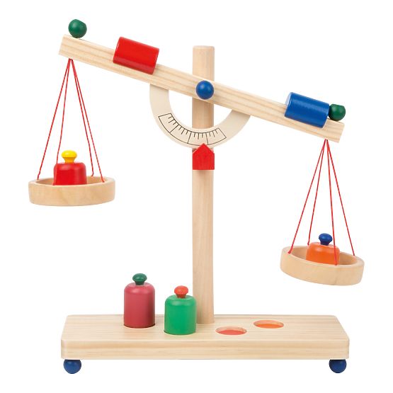 Small Foot Wooden lever scale